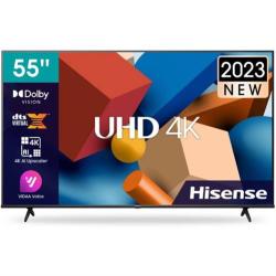 Hisense 55 Inch A6K Series Direct LED Uhd Smart Tv - Resolution 3840 × 2160 Native Contrast Ratio 4000:1 8MS Response Time Built-in Wi-fi