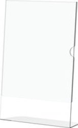 Acrylic Menu Holder Single Sided A5 Portrait Box 5 DP0105P-Z