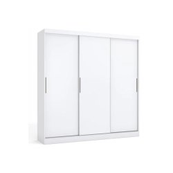 Cristobal 3 Doors 3 Drawers Wardrobe-white