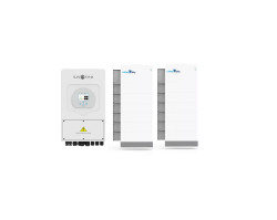 Sunsynk 5KW 1P Hybrid Pv Inverter 48V C w Wifi Dongle IP65 And 2 X Wall Mounted LIFEPO4 Battery 51.2V 100AH 5KWH