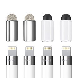Frtma 2 In 1 For Apple Pencil Cap Replacement as Stylus For All Touch Screen Tablets cell Phones Pack Of 3