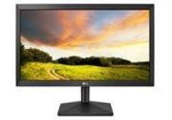 LG 20MK400A 19.5 Inch Wide LED Lcd Monitor 16:9 HD Format 1366X768 5MS Response Time 600:1 Typical Contrast Ratio 200CD M Typical Brightness D-sub
