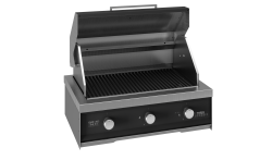 Three One Six Gas Bbq - 770MM Stainless Steel With Black High Heat Coating