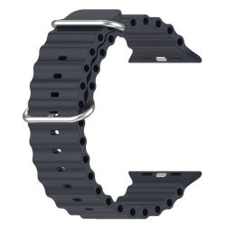 Ocean Silicone Watch Strap For Apple Watch Ultra 2 49MM & Watch 9 45MM