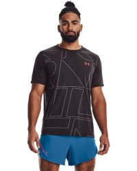 Men's Ua Breeze 2.0 Trail Running T-Shirt - Jet Gray XL