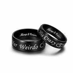 Her crazy his weirdo on sale rings