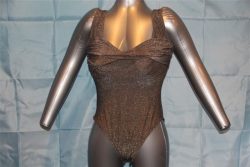 Galactic Truworths Sparkly Cotton Lycra Bodysuit Size 38 Traders