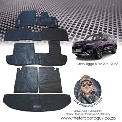 Chery Tiggo 8 Pro 2021-2022 Custom Rubber Floor Mats For