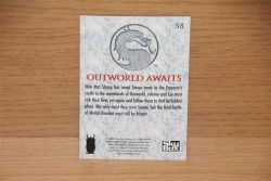 Galactic 1995 Skybox Mortal Kombat Movie Outworld Awaits 58 Card Traders