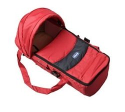Chicco Portable Newborn Baby Carry Cot Travel Bed - Red