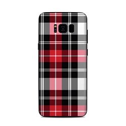 Deal Market Llc - Red Tartan Plaid Stripes -hard Rubber Phone Case For Samsung Galaxy Note 8 Custom Made And Shipped From Usa