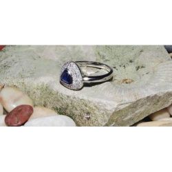 Silver Ring With Soft Triangle