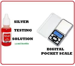 Silver Testing And Valuation Kit