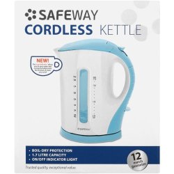 Safeway Cordless Kettle Teal 1.7L