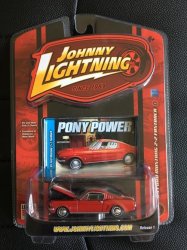 Johnny Lightning - '65 Ford Mustang 2+2 Fastback - Pony Power Blister Pack