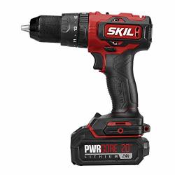 Skil Pwrcore 20 Brushless 20V 1 2 Inch Hammer Drill Includes 2.0AH Lithium Battery And Pwrjump Charger - HD529402