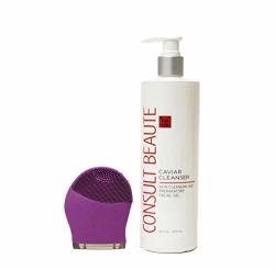 Consult Beaute Multi Speed Sonic Cleansing Tool W caviar Cleanser Purple