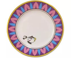Disney Beauty And The Beast Plate X1