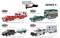 Hitch & Tow Series 4 Set Of 4 Die Cast Car Models By Greenlight 32040 A B C D