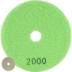 Tork Craft 100MM Diamond Wet Polishing Pad 2000 Grit Lime Green