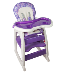 Mamakids 2 In 1 Feeding Chair - Purple