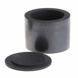 Oshhni Foundry Graphite Crucibles Cup Furnace Torch Melting Casting With Lid Cover - Dxh 50X50MM