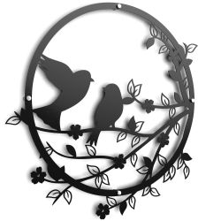 Tweety Birds Raised Metal Wall Art Home D Cor - 60X60CM By Unexpected Worx