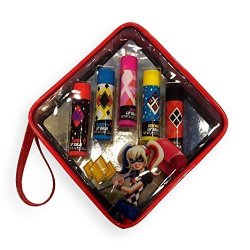 Dc Super Hero Girls Lip Balm 5 Pack Gift Set Harley Quinn