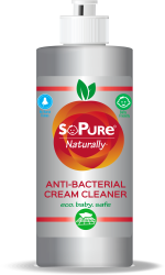 Sopure Every Surface Cream Cleaner - Natures Versatile Orange Oil Scrub - 500ML