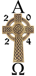 Celtic Paschal Easter Candle - 100 X 400MM New Design