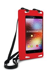 Muvit MUWPC0009-SWIMMING Case For 5.5SMARTPHONES-RED