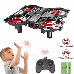 Drone For Kids Boys Toys Gifts MINI Hand Operated Scoot Drones Rc Remote Control Helicopter Easy Force Indoor Flying Plane 360 Ufo With Induction