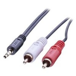 5M 1 X 3.5 Mm Stereo M To 2 X Rca M