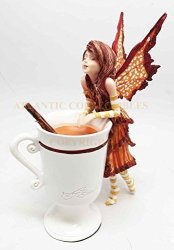 Amy Brown Sweet Addictions Autumn Apple Cider Fairy Sculpture Figurine