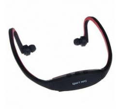 Wireless Neckband Bluetooth Sports MP3 Player With Micro Sd Card Slot