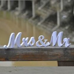 Mr And Mrs Table Decorations