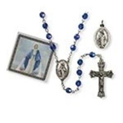Our Lady Of Grace Rosary Medal And Prayer Card Gift Set