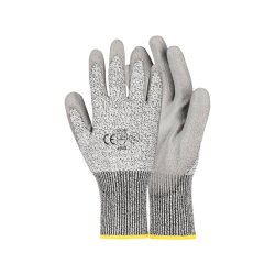 Pioneer Cut Resistant Gloves Grey Pu Palm Level 3 Size 10 G136