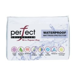 Towelling Waterproof Mattress Protector - Queen