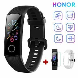Honor Band 5 Fitness Tracker Heart Rate Monitor Amoled 0.95 Inch Smart Watch 5ATM Waterproof Bluetooth 4.2 Black