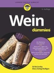 Wein Fur Dummies German Paperback 6. Auflage