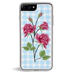 Zero Gravity Case Compatible With Iphone 7 PLUS 8 Plus - Bardot - Embroidered Flower - 360 Protection Drop Test Approved