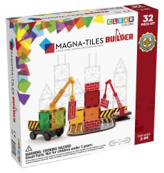 Magna-tiles Builder Set The Original Magnetic Building Tiles For Creative Open-ended Play Educational Toys For Children Ages 3 Years + 32 Pieces
