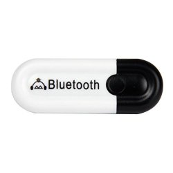 Dreamyth USB Wireless Handsfree Bluetooth Audio Music Receiver Adapter For Iphone samsung Galaxy Note 7 White