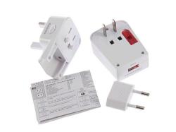 Universal Ac Travel Electrical Power Plug Adapter With Usb Port Eu Us Uk Aus
