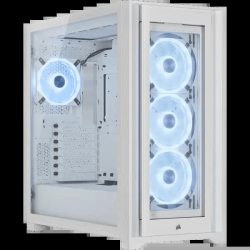 Icue 5000X Rgb Ql Edition Mid Tower Gaming PC Case True White CC-9011233-WW
