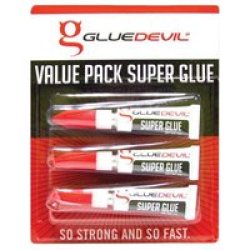 Glue Devil Superglue 3G 3 Pack