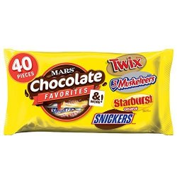 Mars Chocolate And More Halloween Candy Variety Mix 17.9 Oz 40 Ct