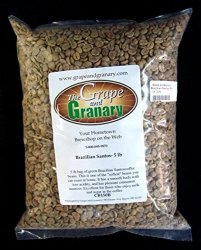 Brazilian Santos Unroasted Coffee Beans 5LB