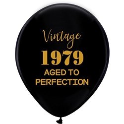 Deals On Black Vintage 1979 Balloons 12inch 16pcs Men And Women